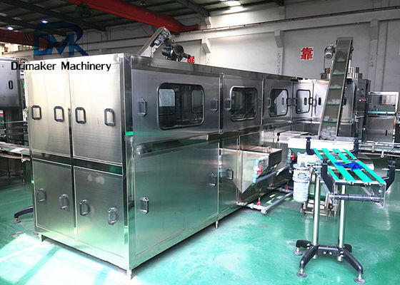 5 گالن 20 لیتری آب پر کردن ماشین Samll سرعت تولید 100 بطری در ساعت