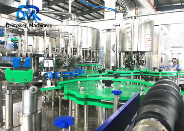 دستگاه پر کردن بطری شیر شیشه ای نامنظم مربع Roud 2000-3000 بطری در هر ساعت